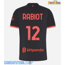Camisa de time de futebol AC Milan Adrien Rabiot #12 Replicas 3º Equipamento Feminina 2026-27 Manga Curta